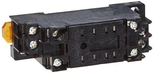 OMRON SOCKET PYF08A-E (Relay Sockets & Fixings Trk Mt Sckt DPDT MY Finger Safe Term)